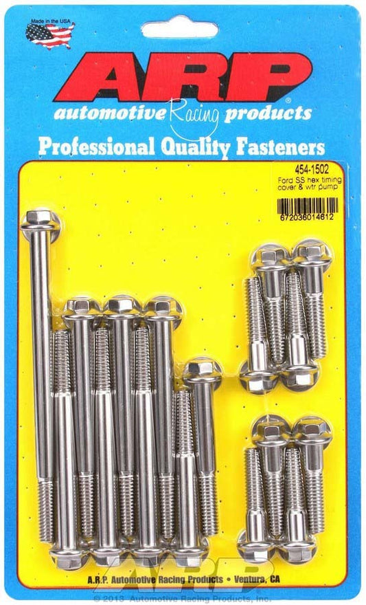 ARP SBF S/S T/C & W/P Bolt Kit 6pt 454-1502