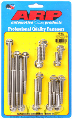 ARP SBF S/S W/P & T/C Bolt Kit 6pt 454-3202