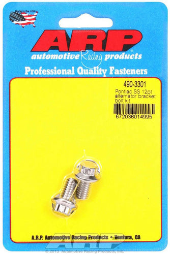 ARP Pontiac 12pt Alternator Bracket Bolt Kit 490-3301