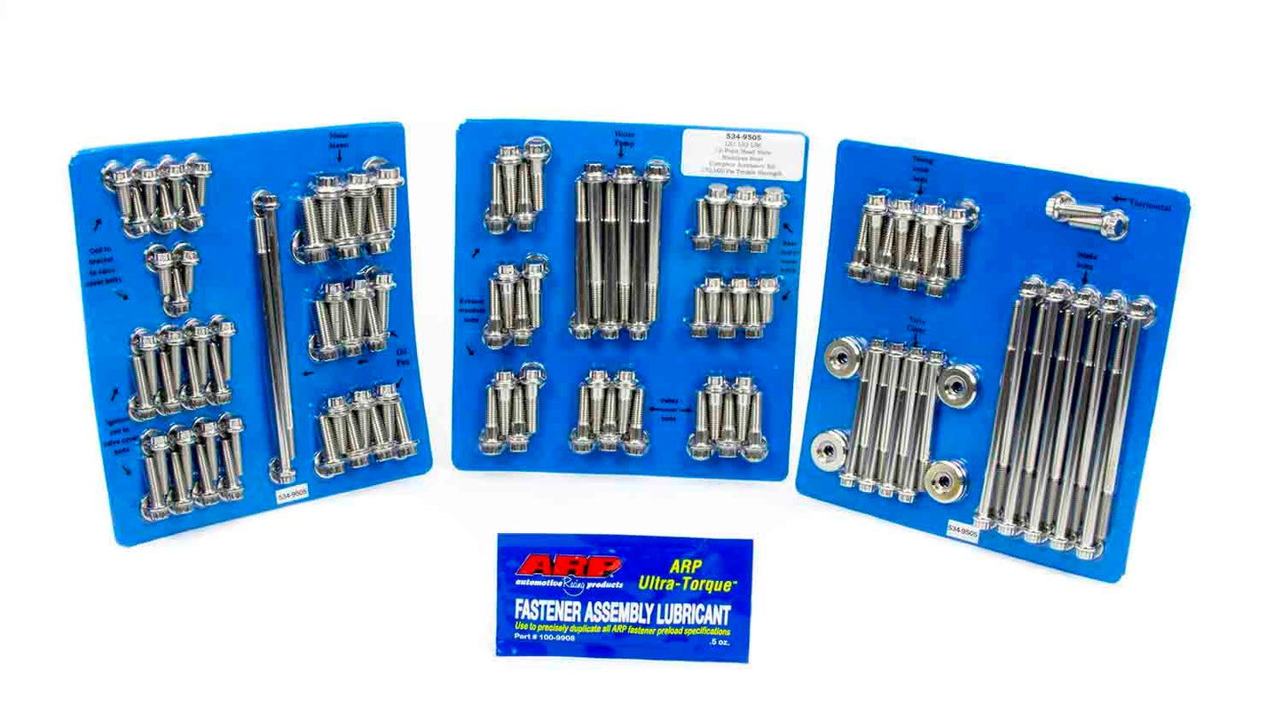 ARP GM LS S/S Complete Eng. Fastener Kit 12pt 534-9505