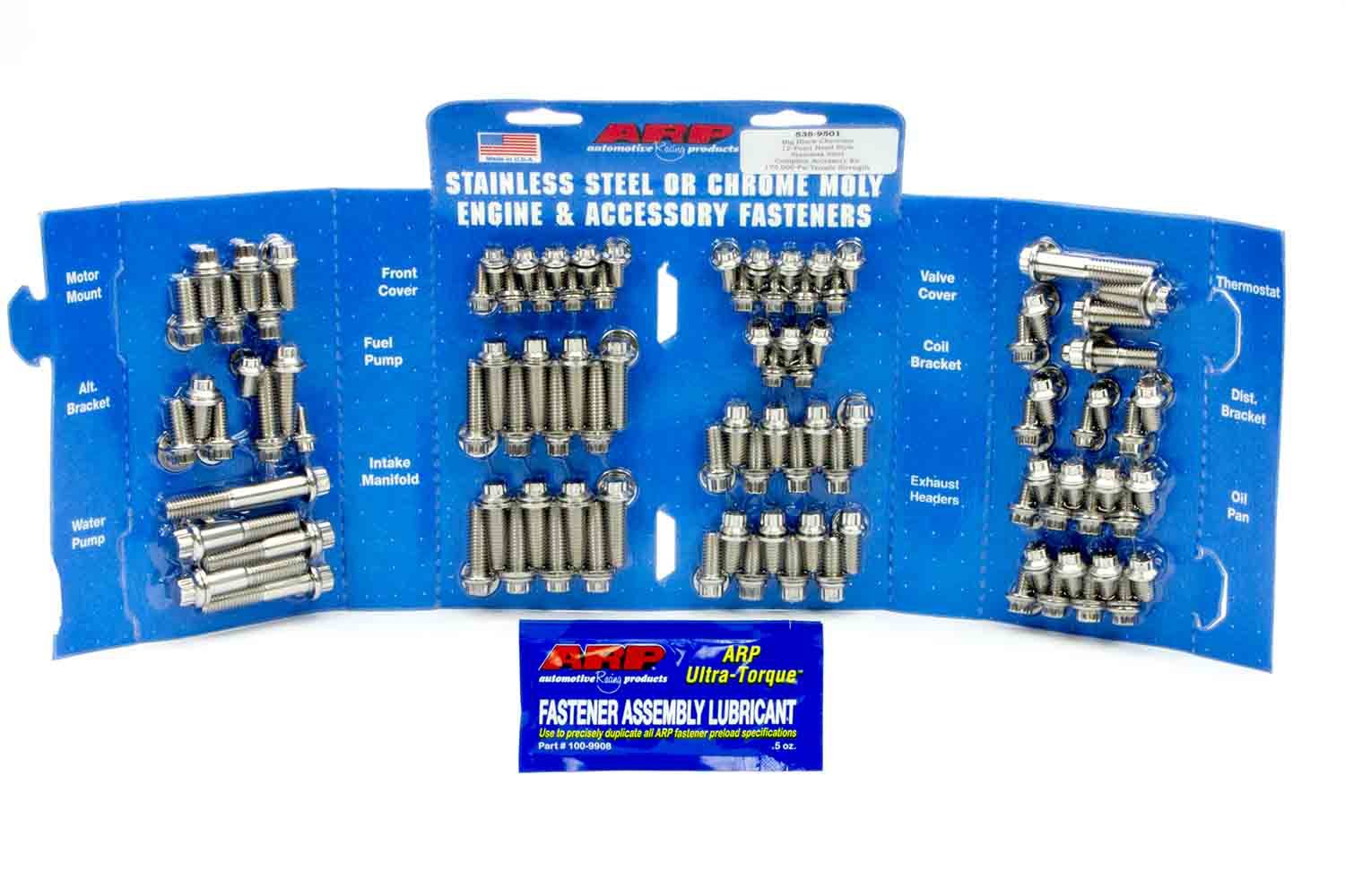 ARP BBC S/S Complete Engine Fastener Kit 12pt 535-9501