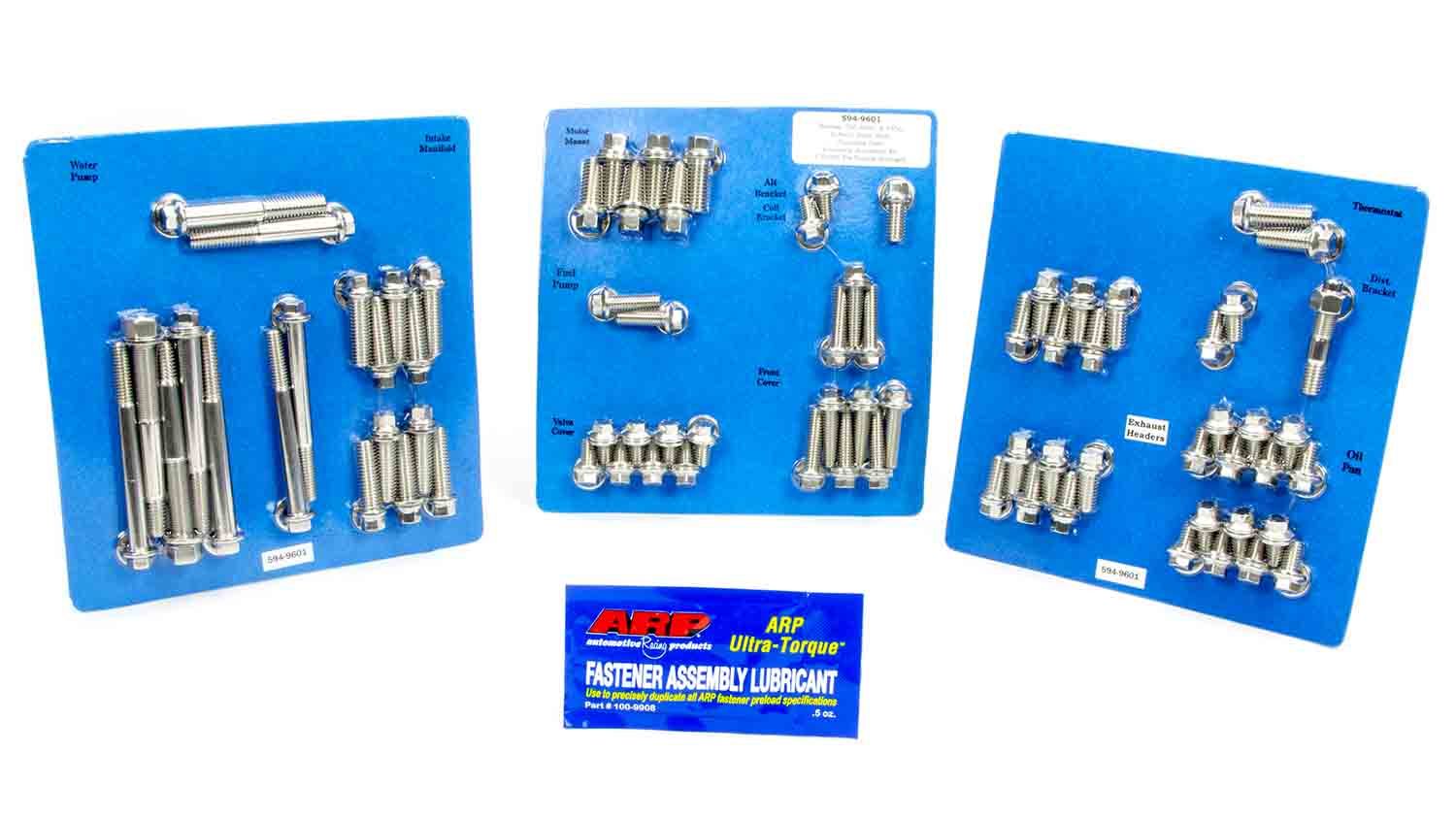 ARP Pontiac S/S Complete Engine Fastener Kit 6pt 594-9601