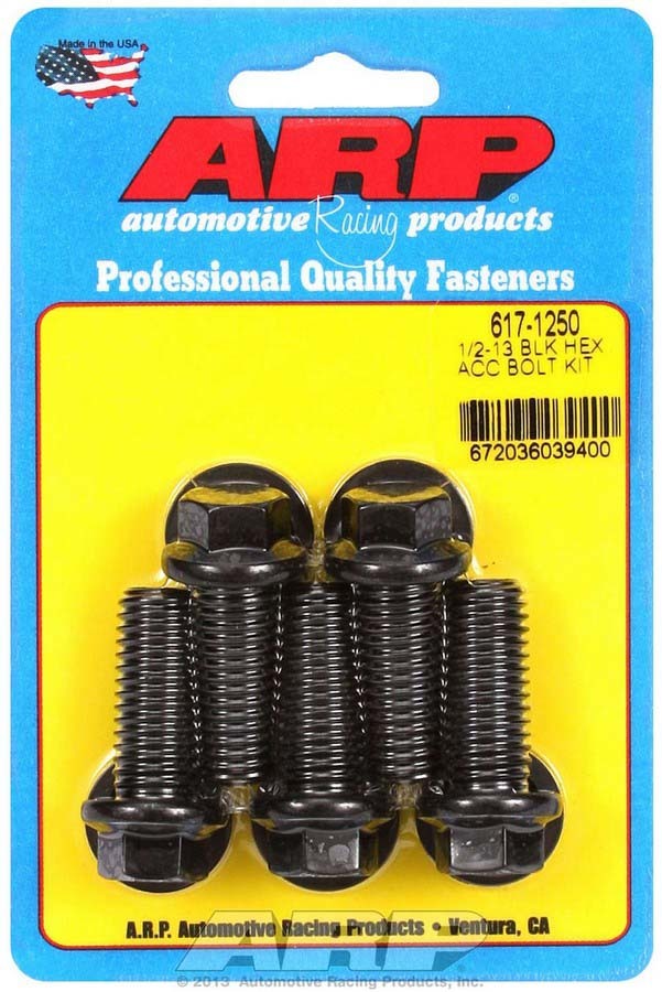ARP Bolt Kit - 6pt (5) 1/2-13 x 1.250 617-1250