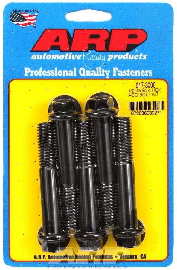 ARP Bolt Kit - 6pt (5) 1/2-13 x 3.000 617-3000