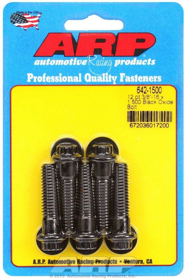 ARP Bolt Kit - 12pt (5) 3/8-16 x 1.500 642-1500