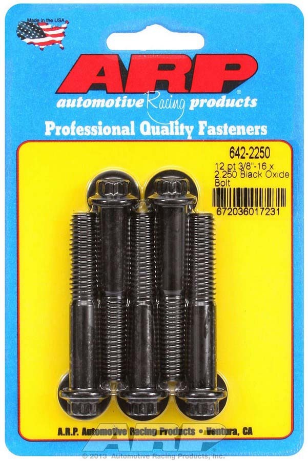 ARP Bolt Kit - 12pt (5) 3/8-16 x 2.250 642-2250