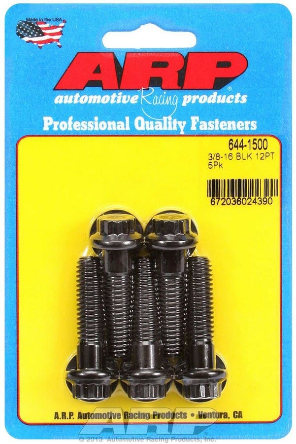 ARP Bolt Kit- 12pt (5) 3/8-16 x 1.500 644-1500