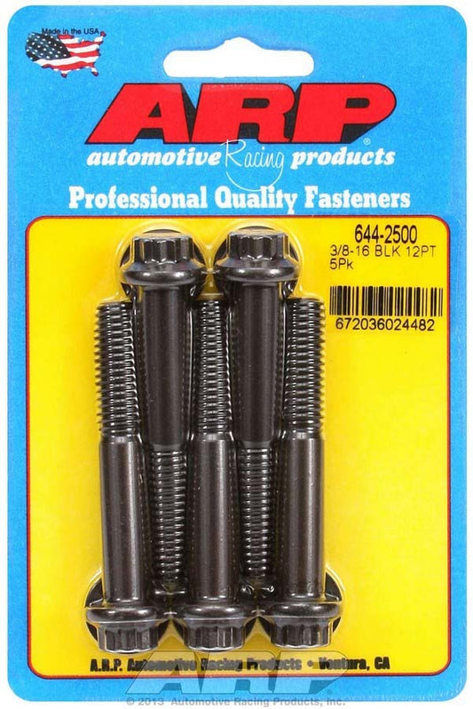 ARP Bolt Kit - 12pt (5) 3/8-16 x 2.500 644-2500
