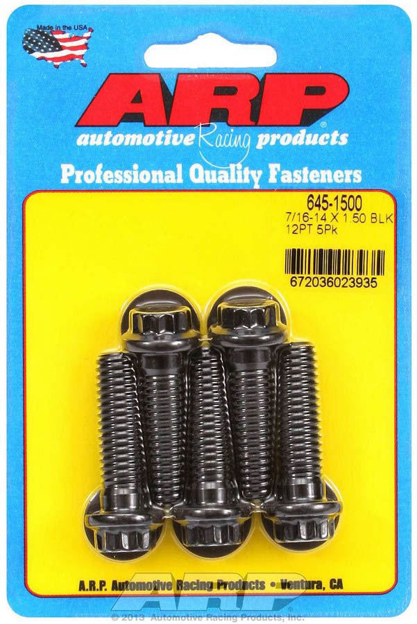 ARP Bolt Kit - 12pt (5) 7/16-14 x 1.500 645-1500