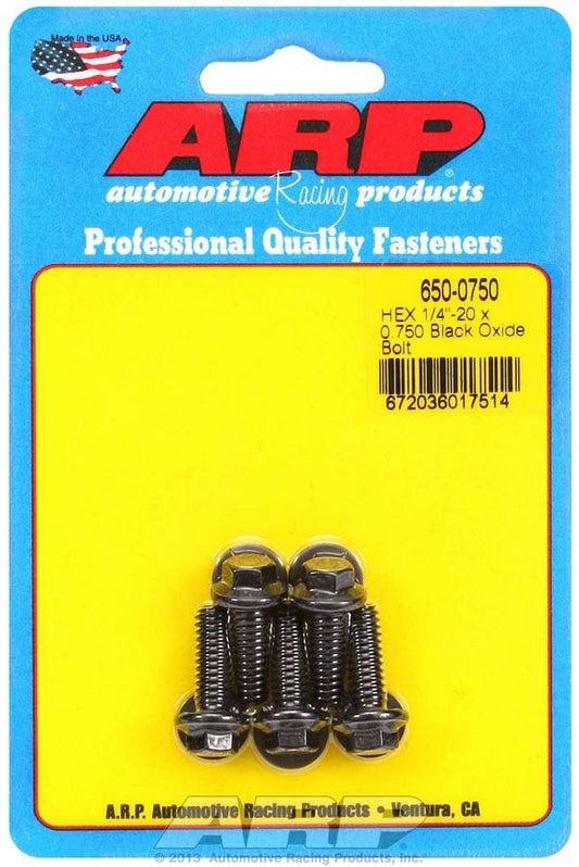 ARP Bolt Kit - 6pt (5) 1/4-20 x .750 650-0750