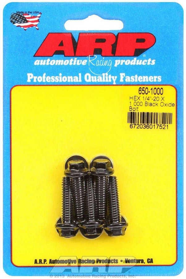 ARP Bolt Kit - 6pt (5) 1/4-20 x 1.000 650-1000