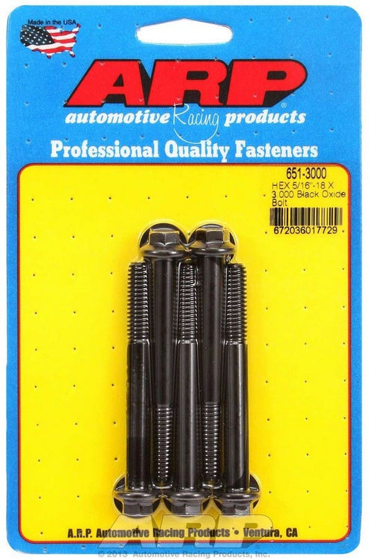 ARP Bolt Kit - 6pt 5pk 5/16-18 x 3.000 651-3000