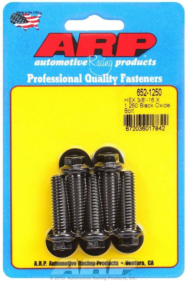 ARP Bolt Kit - 6pt (5) 3/8-16 x 1.250 652-1250