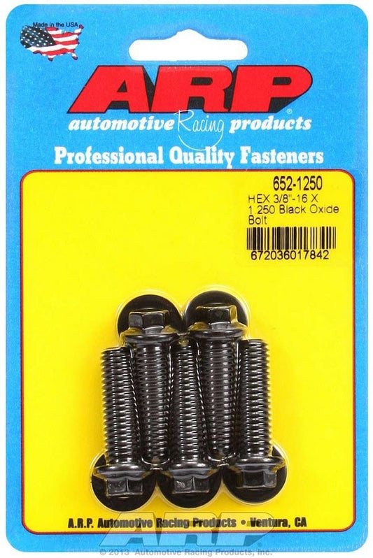 ARP Bolt Kit - 6pt (5) 3/8-16 x 1.250 652-1250