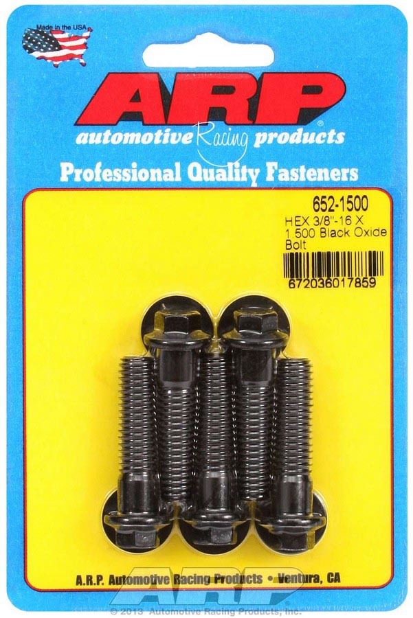 ARP Bolt Kit - 6pt (5) 3/8-16 x 1.500 652-1500