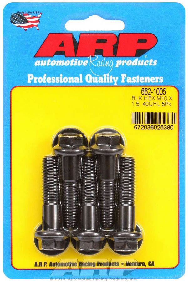 ARP Bolt Kit - 6pt (5) 10mm x 1.5 x 40mm 662-1005