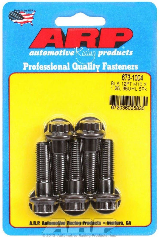 ARP Bolt Kit - 12pt (5pk) 10mm x 1.25 x 35mm 673-1004