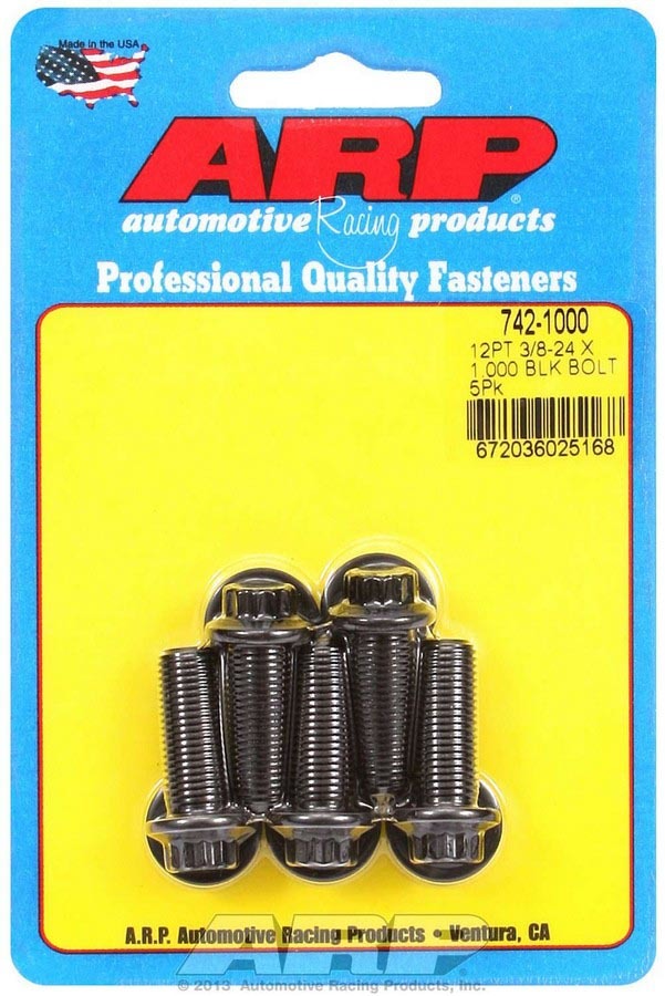 ARP Bolt Kit - 12pt (5) 3/8-24 x 1.000 742-1000