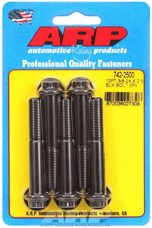 ARP Bolt Kit - 12pt (5) 3/8-24 x 2.500 742-2500