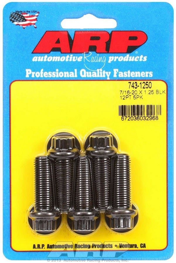 ARP Bolt Kit - 12pt (5) 7/16-20 x 1.250 743-1250