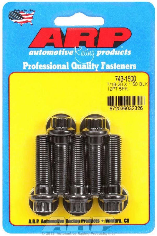 ARP Bolt Kit - 12pt (5) 7/16-20 x 1.500 743-1500