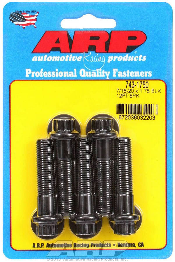 ARP Bolt Kit - 12pt (5) 7/16-20 x 1.750 743-1750