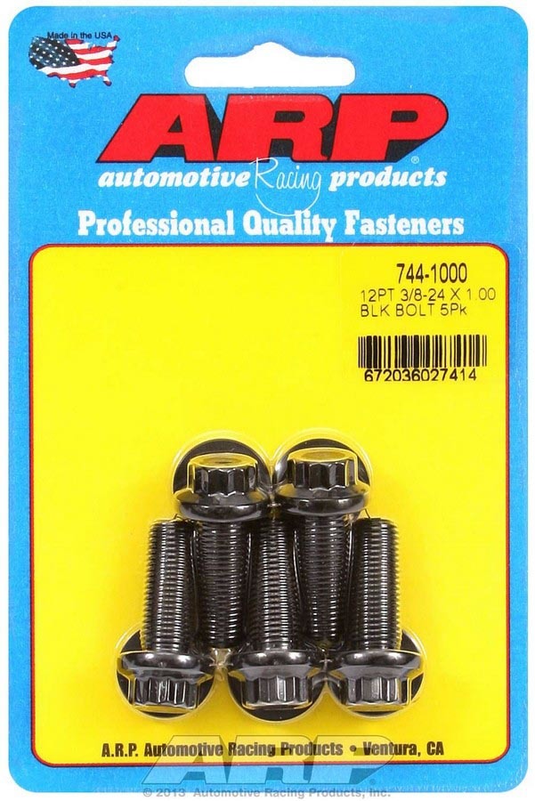 ARP Bolt Kit - 12pt (5) 3/8-24 x 1.000 744-1000