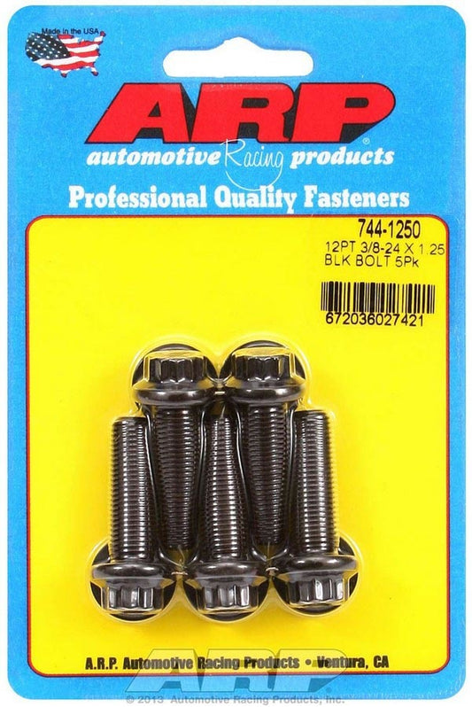 ARP Bolt Kit - 12pt (5) 3/8-24 x 1.250 744-1250