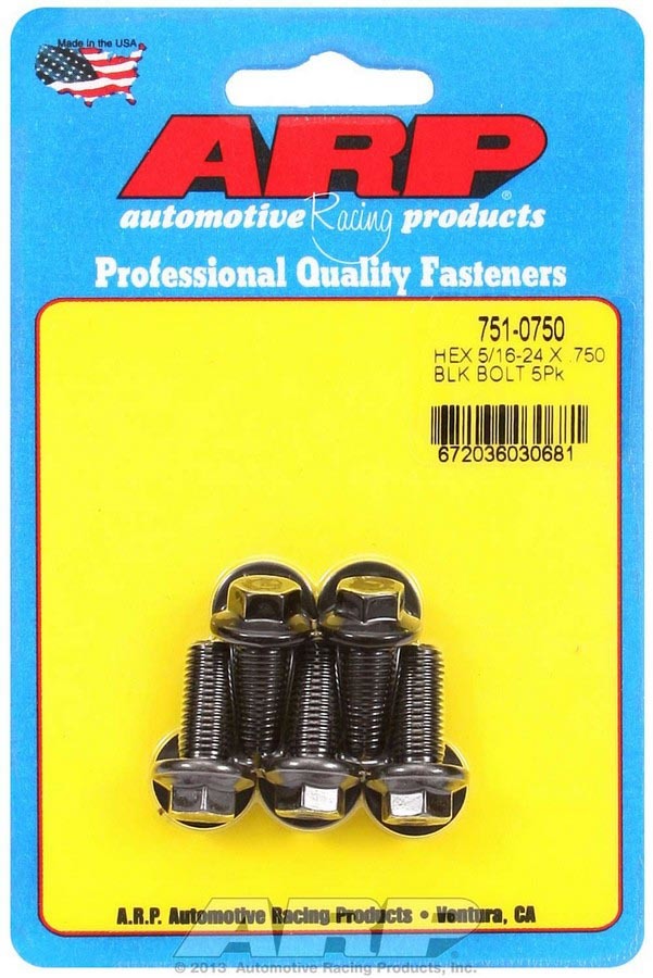 ARP Bolt Kit - 6pt (5) 5/16-24 x .750 751-0750