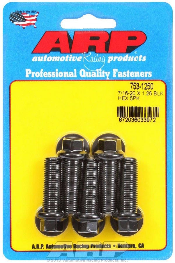 ARP Bolt Kit - 6pt (5) 7/16-20 x 1.250 753-1250