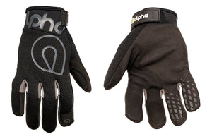 Alpha Gloves Standard Mechanic Gloves (Black)