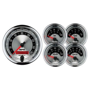 AutoMeter A/M 5-Piece Gauge Kit