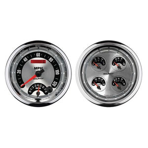 AutoMeter 5" American Muscle 2-Piece Quad Gauge Kit