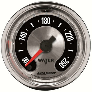 AutoMeter 2-1/16 American Muscle Water Temp Gauge 100-260