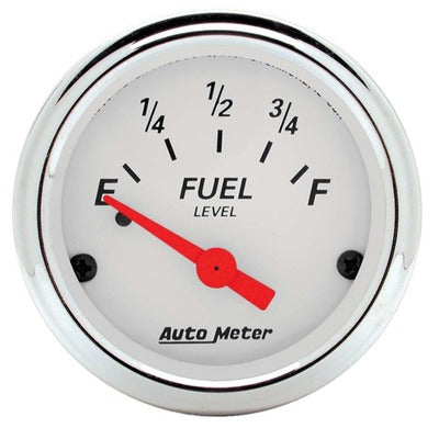 AutoMeter 2-1/16in A/W Fuel Level Gauge - GM 0-90 Ohms