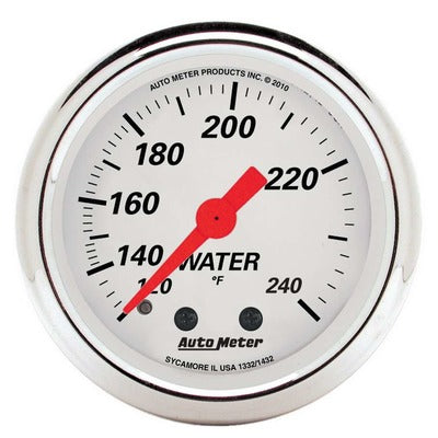 AutoMeter 2-1/16 Water Temp Gauge 120-240 Degrees