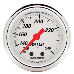 AutoMeter 2-1/16 Water Temp Gauge 120-240 Degrees