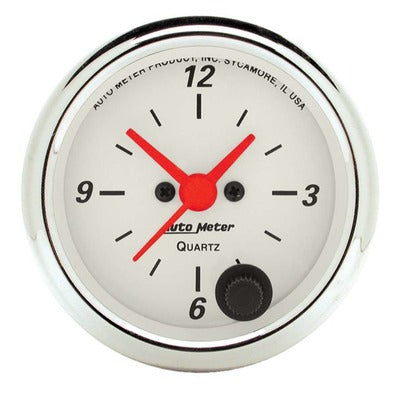 AutoMeter 2-1/16in A/W Clock