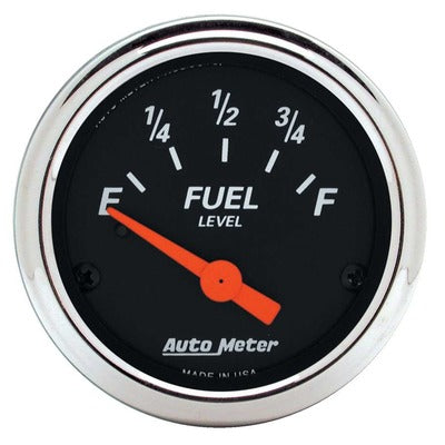 AutoMeter 2-1/16 Fuel Level Gauge 0-90 ohms