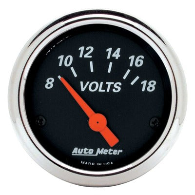 AutoMeter 2-1/16 Voltmeter Gauge 8-18V