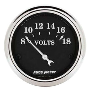 AutoMeter 2-1/16 O/T/B Voltmeter Gauge