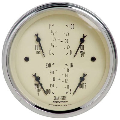 AutoMeter 3-3/8"  Quad Gauge