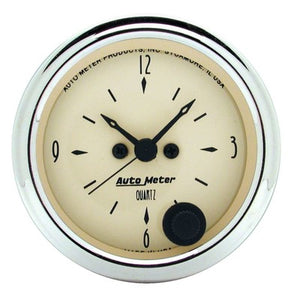 AutoMeter 2-1/16in A/B 2-Volt Clock