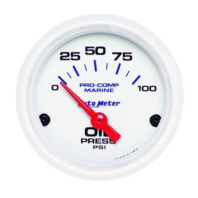 AutoMeter 2-1/16 Oil Pressure Gauge 0-100 psi