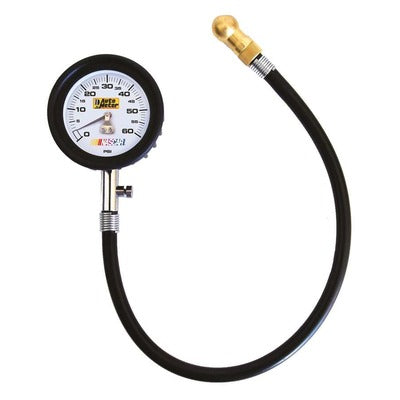 AutoMeter Tire Pressure Gauge 0-60 psi Analog w/Bleed Valve