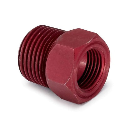 AutoMeter 1/2in NPT Aluminum Temp Adapter Fitting - Red