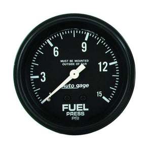 AutoMeter 0-15 Fuel Pressure Auto Gauge