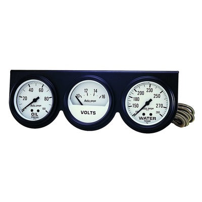 AutoMeter 2-5/8" Oil/Volt/Water Gauge Panel