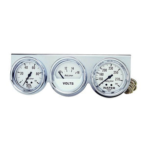 AutoMeter 2-5/8" Oil/Volt/Water Gauge Panel