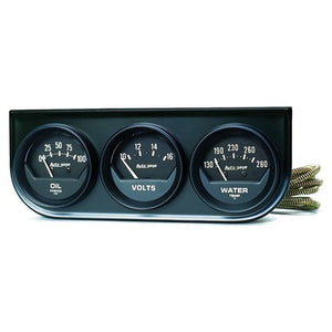 AutoMeter 2" Black Mechanical Gauge Panel